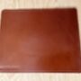 Personalised Leather Mouse Mat, Conker Brown, thumbnail 12 of 12