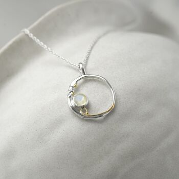 Oval Freshwater Pearl Pendant, 3 of 3