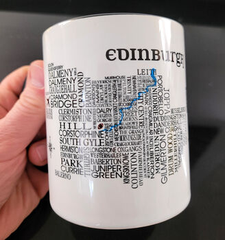 Edinburgh Word Map Mug, 3 of 3
