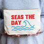 'Seas The Day' Cosmetic Bag, thumbnail 2 of 4