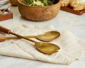 Hema Spoon And Fork Salad Server Set, 2 of 4