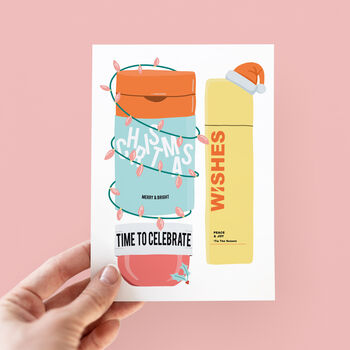 Skincare Christmas Card For Teen, 3 of 3