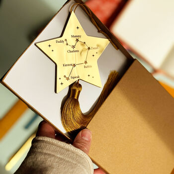 Family Constellation Star Christmas Tree Decoration, 6 of 12