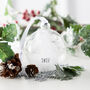 Personalised Love From Bump Christmas Bauble, thumbnail 3 of 4