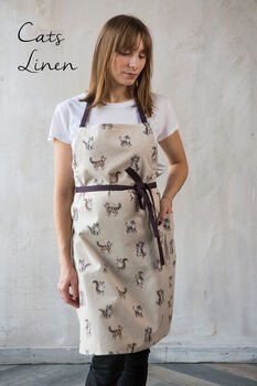 Children’s Dog Print Apron | Kids Aprons With Cat, Duck And Bunny Prints, 7 of 12