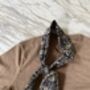 Patterned Neckerchief, Head Band, Cotton Neck Bandana, thumbnail 4 of 5