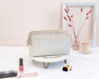 Personalised Velvet Makeup Bag, 7 of 11