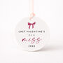 Last Valentines As A Miss Bow Design Bottle Tag Gift, thumbnail 4 of 12