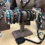 Knight's Charm Lava Stone Gemstone Bracelet, thumbnail 2 of 2