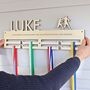 Rugby Personalised Medal Hanger, thumbnail 1 of 5