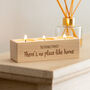 Personalised No Place Like Home Candle Holder Gift, thumbnail 3 of 5