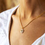 Language Of Flowers Pearl And Gold Plate Necklace, thumbnail 6 of 12