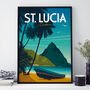 St Lucia Art Print, thumbnail 2 of 4