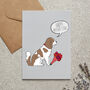 Cavalier King Charles Spaniel Mother's Day Card Dog Mum Card From The Dog, thumbnail 1 of 12