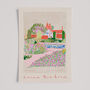 Rhs Garden Bridgewater Painted Scene Manchester Floral Landmark Print, thumbnail 6 of 7
