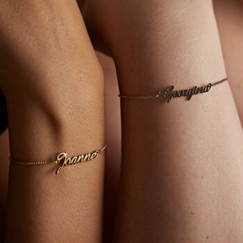 Personalised Name Tennis Bracelet, 6 of 7