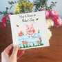 Illustrated Cute Pig Mother's Day Card, thumbnail 1 of 4