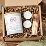 60th Birthday Gifts For Women, Personalised Candle 60 And Fabulous, thumbnail 1 of 9