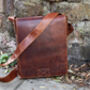 Personalised Men's Leather Messenger Bag Gift, thumbnail 1 of 9