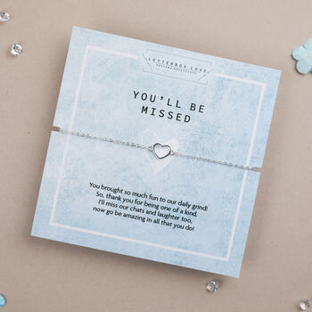Silver Plated Colleague Leaving Bracelet | Leaving Gift, 2 of 7