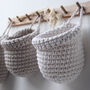 Crochet Wall Hanging Basket, thumbnail 9 of 11