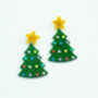 Star Christmas Tree Earrings, thumbnail 3 of 3