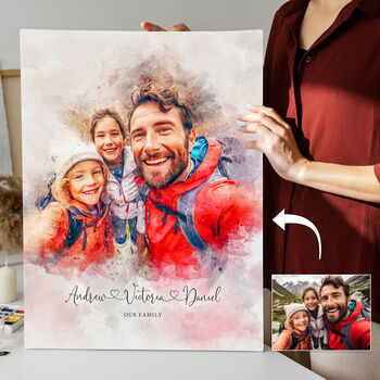 Our Family Portrait – A Heartfelt Gift For Parents' Birthday, 3 of 9