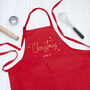 Personalised Starry Christmas Host Apron, thumbnail 5 of 8