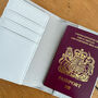 Personalised Holiday Passport Holder Travel Wallet, thumbnail 8 of 10