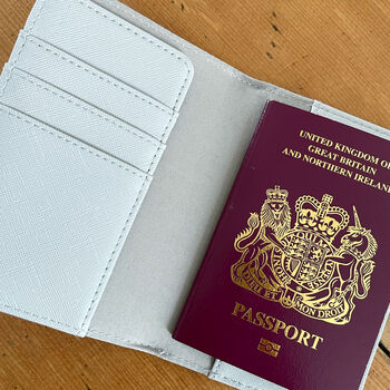 Personalised Holiday Passport Holder Travel Wallet, 8 of 10