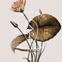Birth Flower Wall Print 'Water Lily' For July, thumbnail 9 of 9