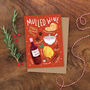 Mulled Wine Recipe Christmas Card, thumbnail 1 of 3
