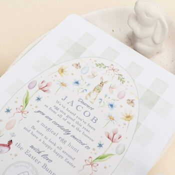 Easter Bunny Personalised Invitation, 5 of 6