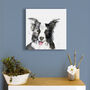 Inky Dog Canvas Gallery Print, thumbnail 3 of 5