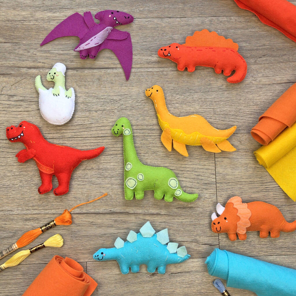 Sew Your Own Dinosaur Friends Felt Craft Kit, 1 of 12