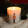 Christmas Nutcracker Scented Natural Wax Candle, thumbnail 1 of 6