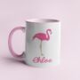 Flamingo Bird Personalised Gift Mug, thumbnail 1 of 3
