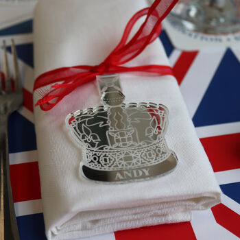 Coronation Party Personalised Place Settings, 6 of 10