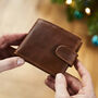 Personalised Leather Wallet In Personalised Wooden Box, thumbnail 8 of 10