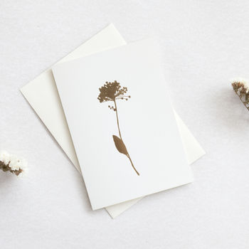 Set Of Four Luxury Botanical Print Card, 4 of 5