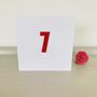 7th Handmade Birthday Card, thumbnail 2 of 3