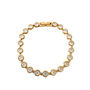 Novan Luxe 18k Gold Plated Crystal Tennis Bracelet, thumbnail 2 of 2