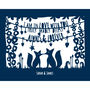 Truly, Madly, Deeply Fox Valentine's Print Or Papercut, thumbnail 4 of 8