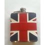 Personalised And Engraved Union Jack Hip Flask, thumbnail 2 of 10