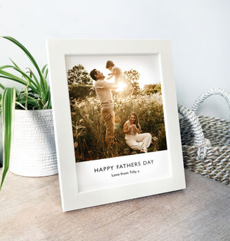 Personalised White Framed Handmade Photo Gift, 8 of 8