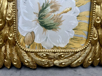 Aged Gold Coloured Peacock Photo Frame – 6x4 Inch Freestanding, 7 of 12