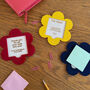 Flower Teacher Gift Post It Note Holder, thumbnail 1 of 8