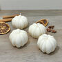 White Pumpkin Candle Halloween Decoration, thumbnail 6 of 6