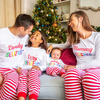 Kids Believes Personalised Christmas Pyjamas, 3 of 4