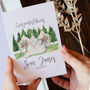 Personalised Tipi Wedding Card A5, thumbnail 3 of 3